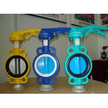 Lever Operated CF8m Stainless Steel Wafer Butterfly Valve